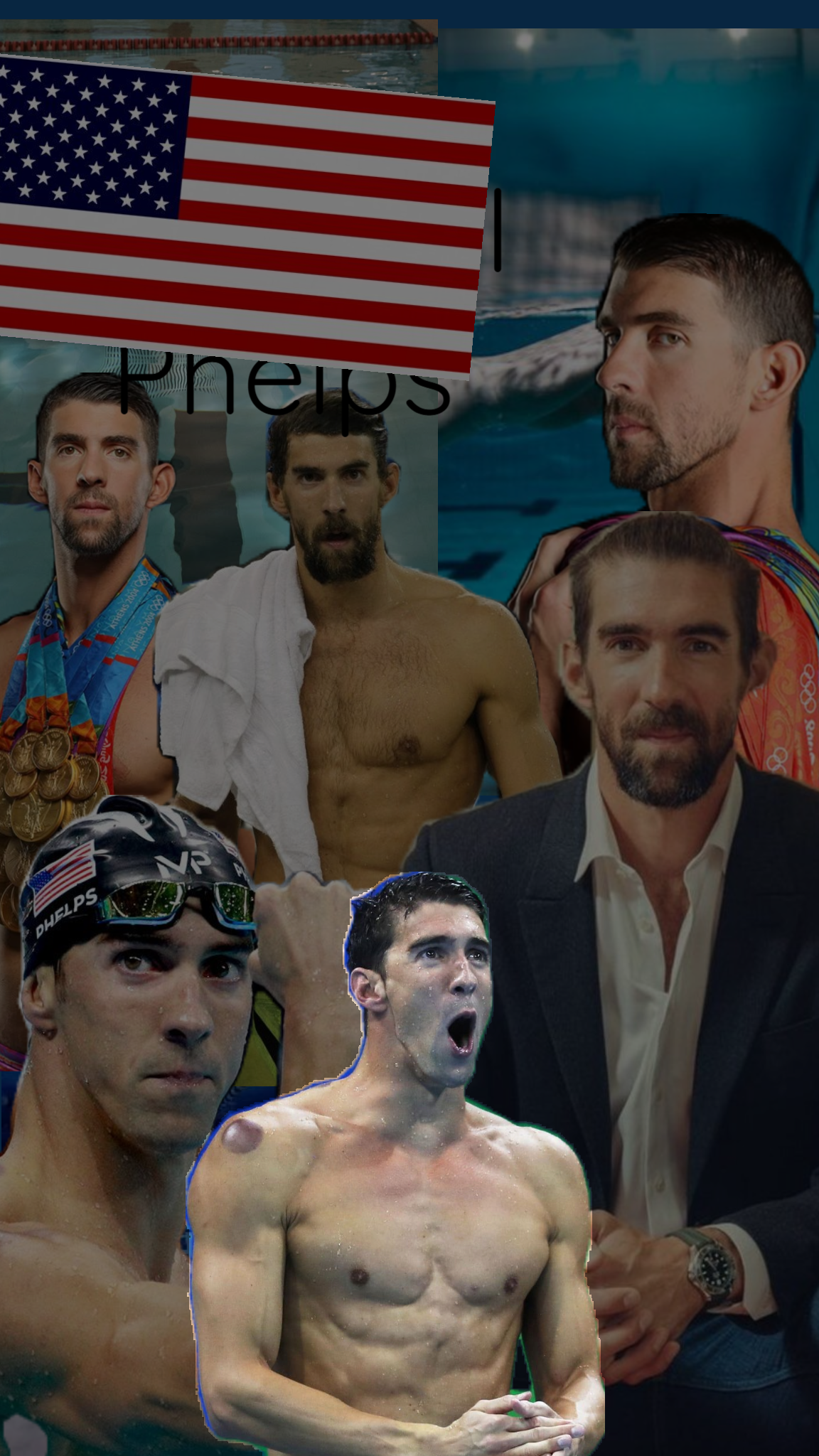 wallpaper for laptop Michael Phelps