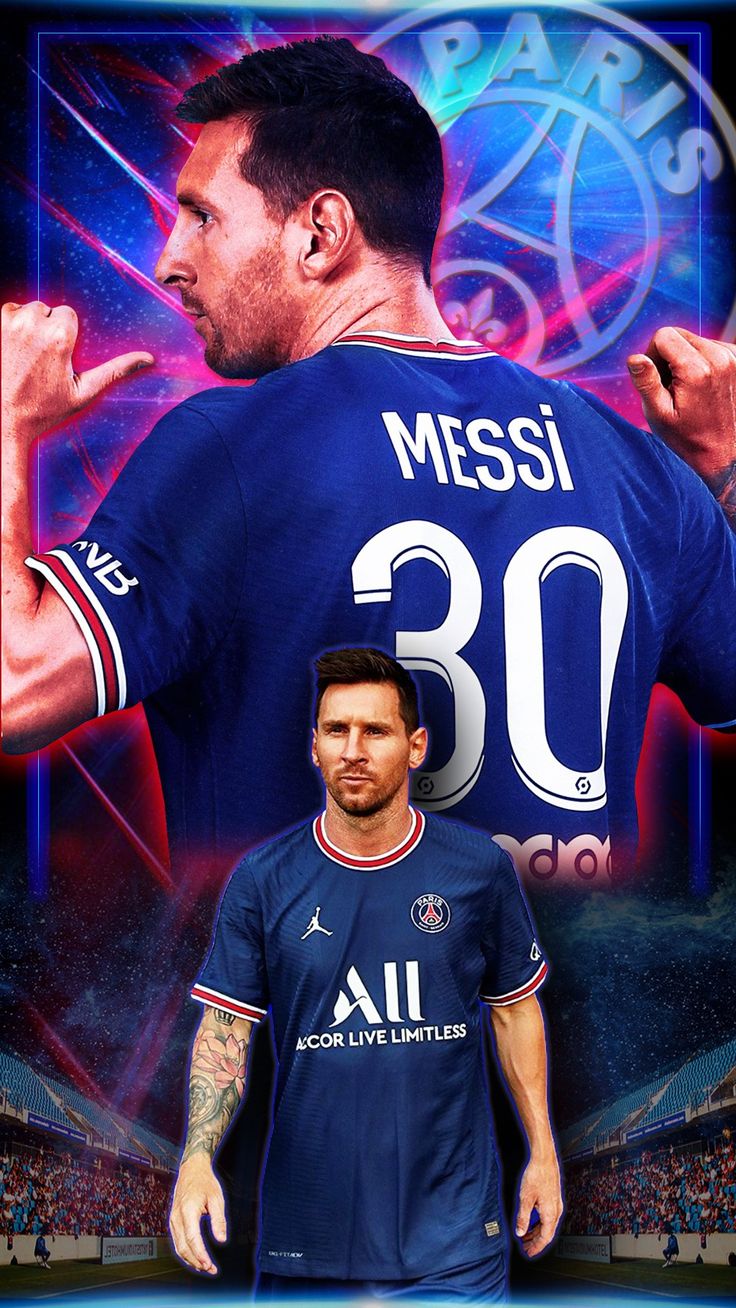 عکس مسی در PSG