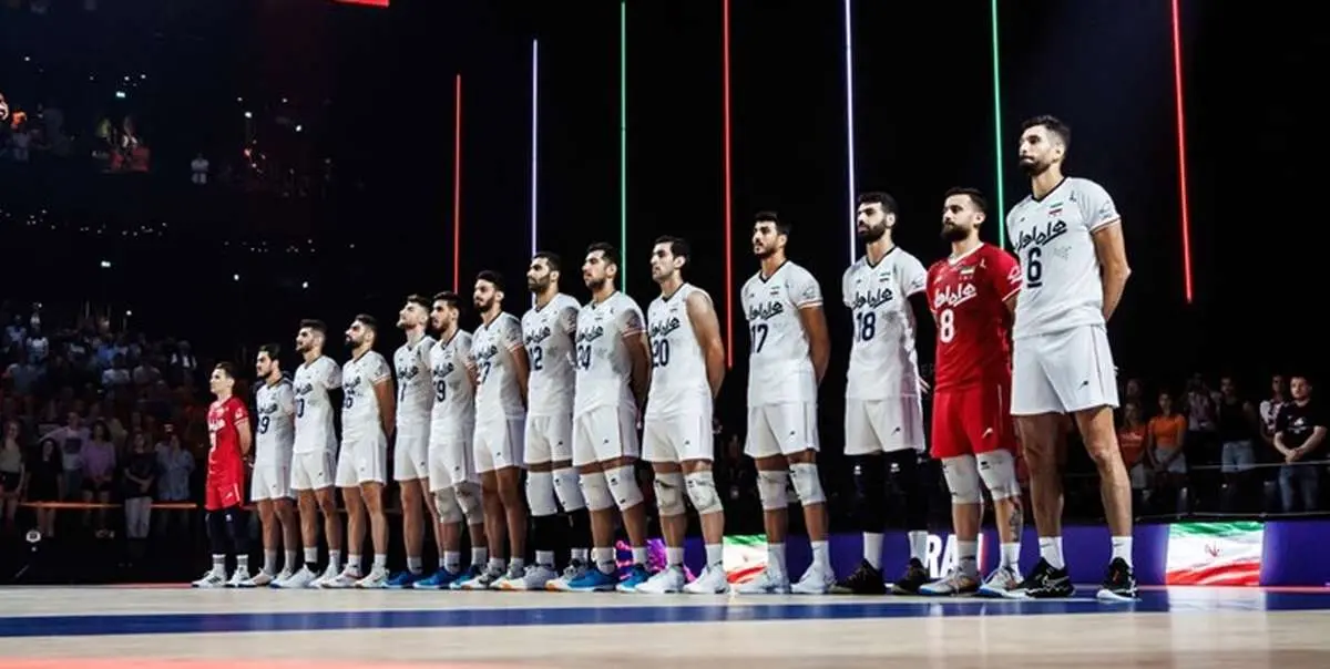 قد تمام بازیکنان تیم ملی والیبال ایران