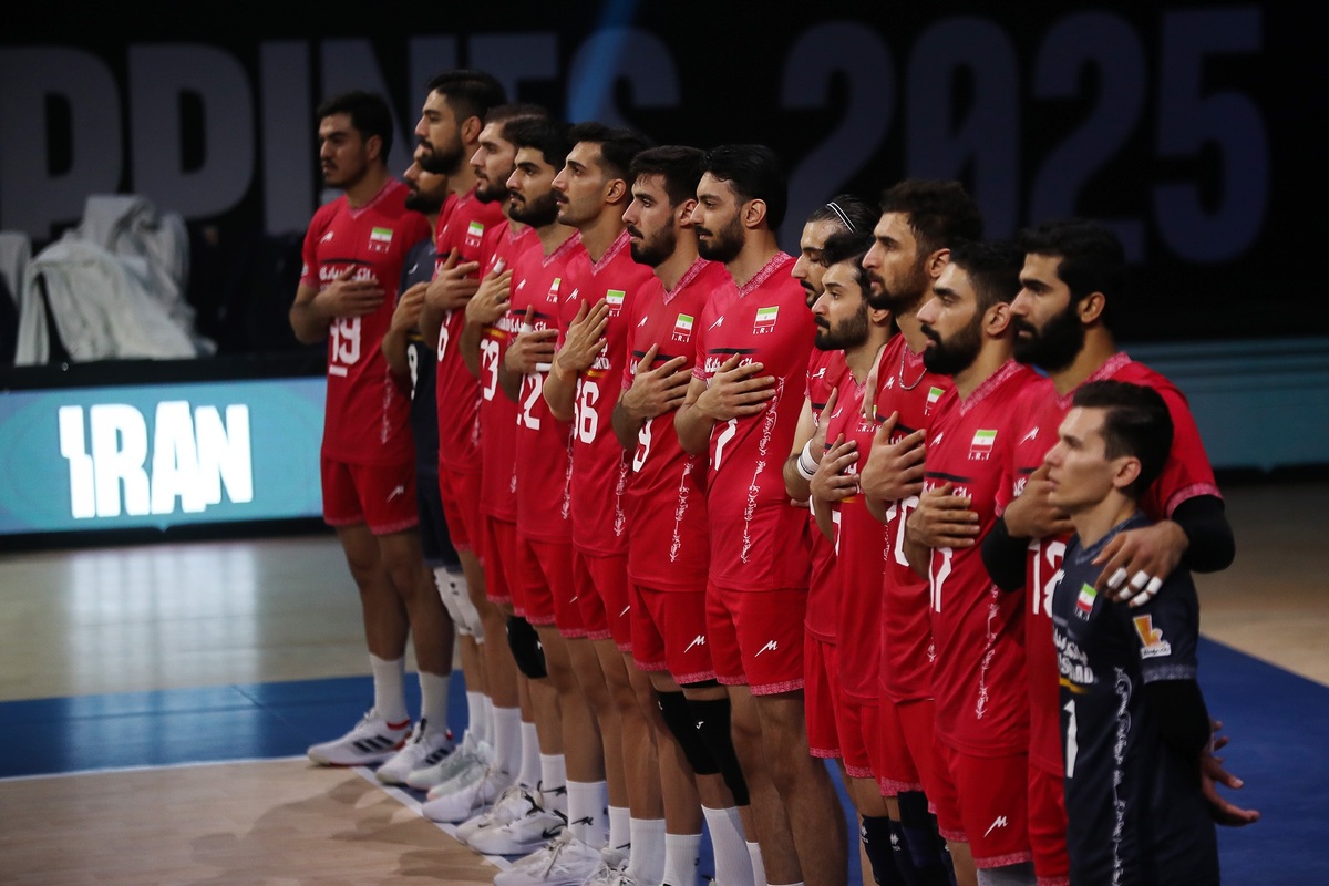 ساعت بازی والیبال ایران فیلیپین