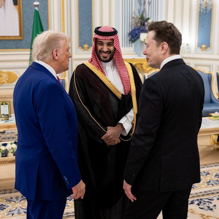 عکس ترامپ با بن سلمان 