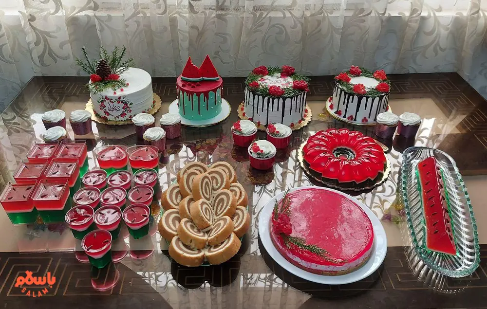 عکس ژله شب یلدا جدید