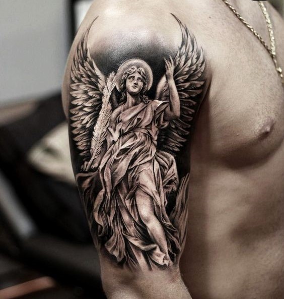 عکس تاتو فرشته مرگ عکس تاتو فرشته مرگ