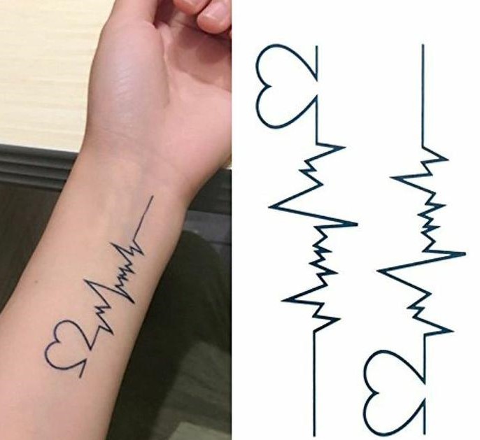 عکس تاتو روی دست ضربان عکس تاتو روی دست ضربان