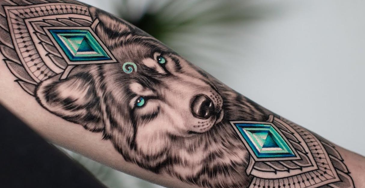 طرح تاتو گرگ طرح تاتو گرگ